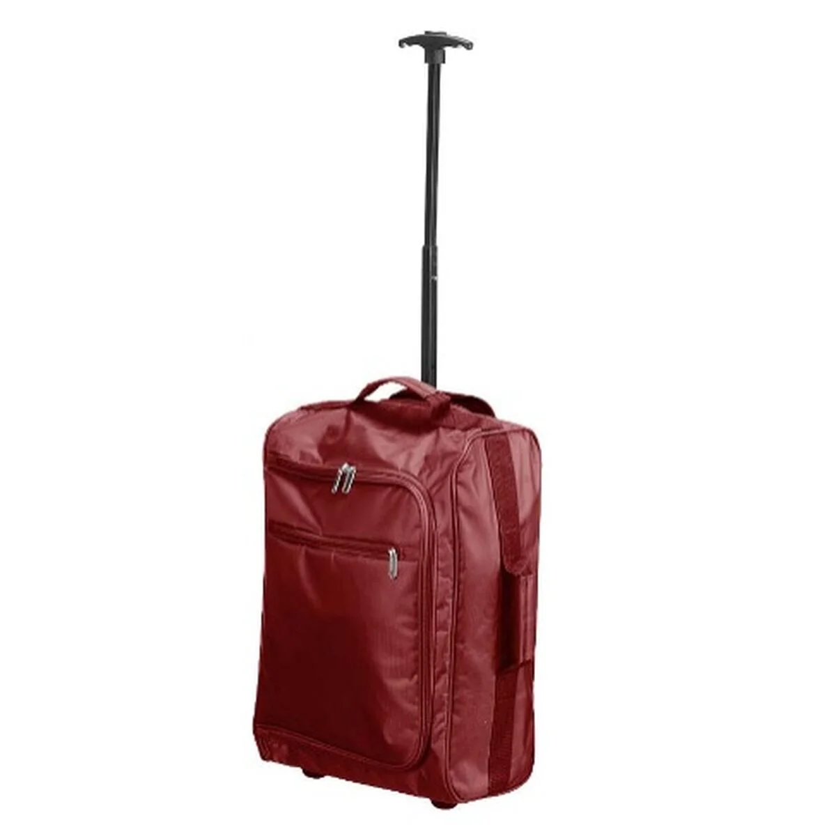 Mochila Trolley Negro Granate Poliéster Metal Plástico 31,5 l 35 x 18 x 51 cm (6 Unidades)