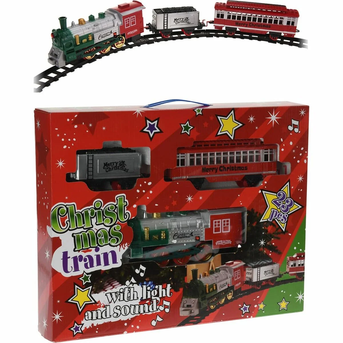 Tren Eléctrico Clásico Lifetime Sonido Luces Navidad