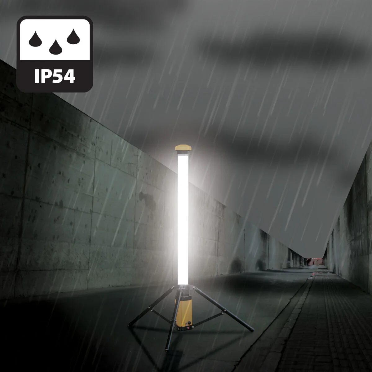 Foco LED Stak 54 W 6400 K 6000 lm Trípode 360º