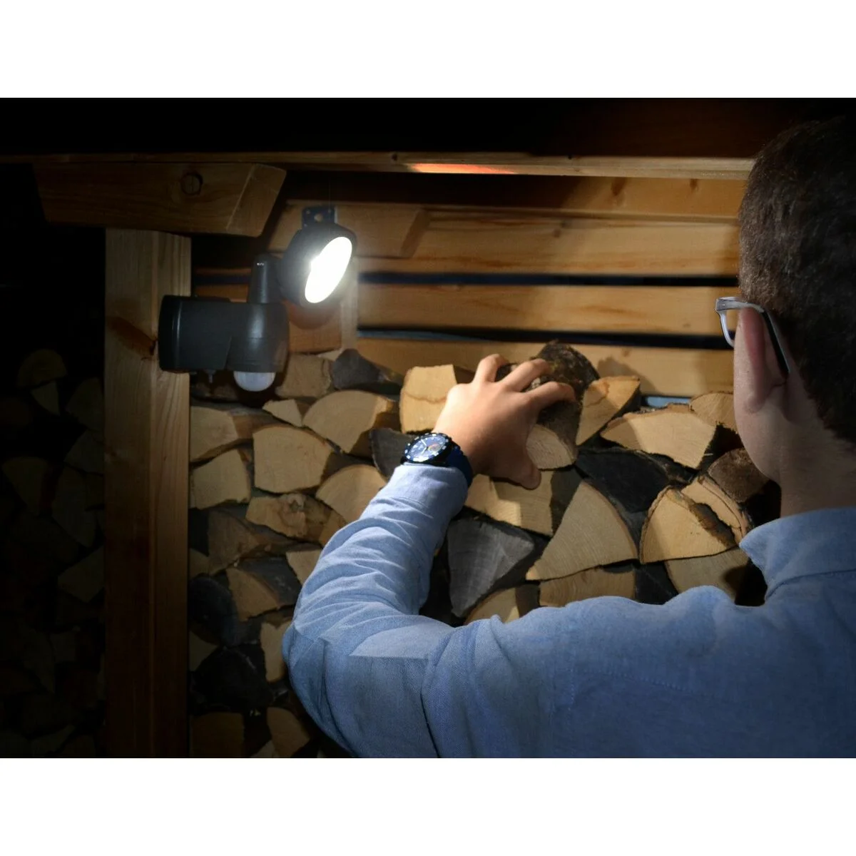 LED spotlight Brennenstuhl LUFOS Grey 440 lm 4,5 W Motion Detector (5000 K)