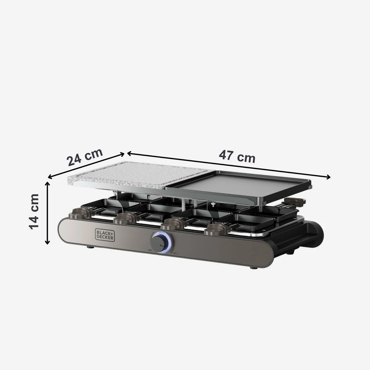 Plancha de Cocina Black & Decker BXFC1400E 1400 W