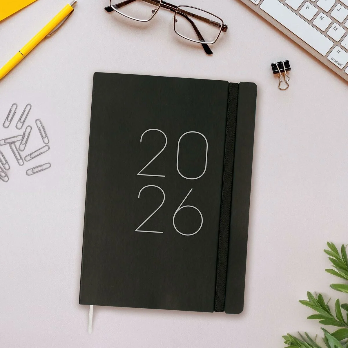 Agenda Finocam FLEXI Negro A5 14,8 x 21 cm 2026