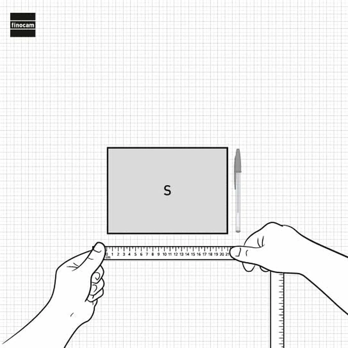 Calendario de pared Finocam A5 Papel 2026 21 x 15 cm