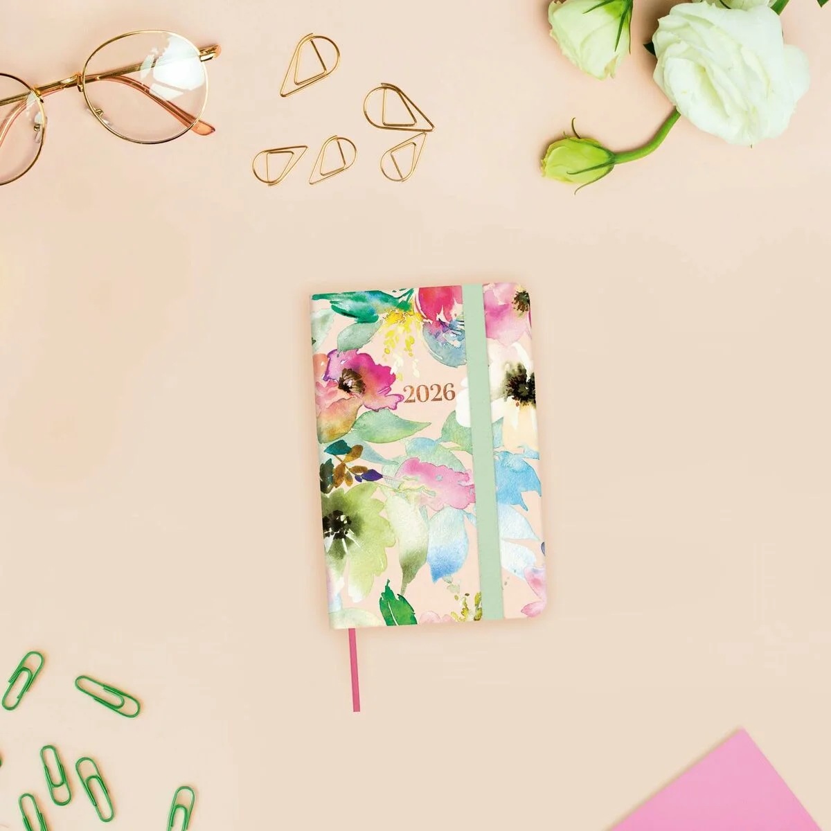 Agenda Finocam FLEXI JOY Bloom Mini 8,2 x 12,7 cm 2026