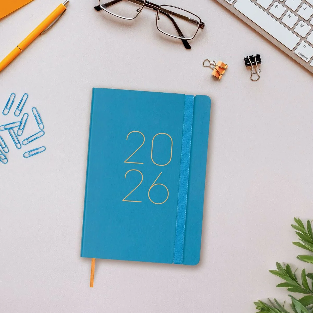 Agenda Finocam FLEXI Azul 11,8 x 16,8 cm 2026