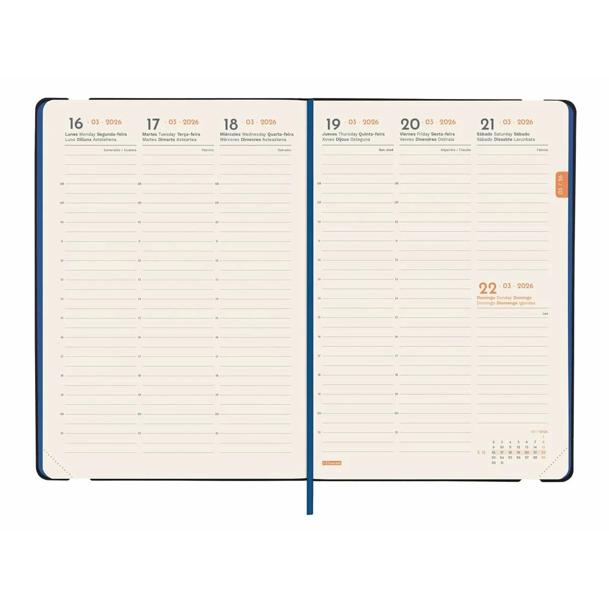 Agenda Finocam FLEXI JOY Fiona A5 14,8 x 21 cm 2026