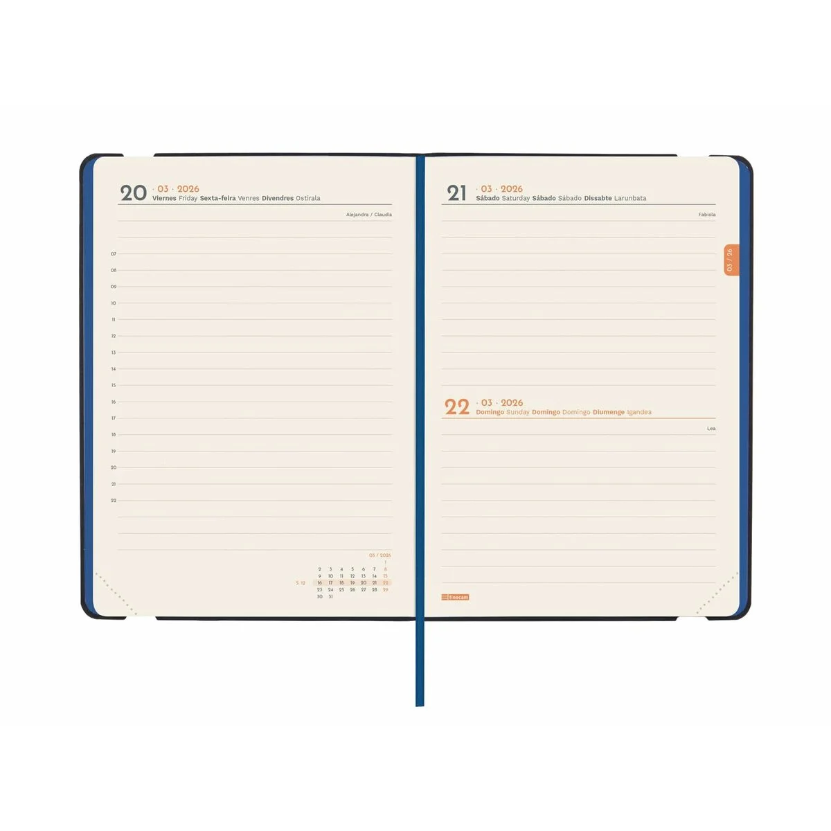 Agenda Finocam FLEXI JOY Fiona 11,8 x 16,8 cm 2026