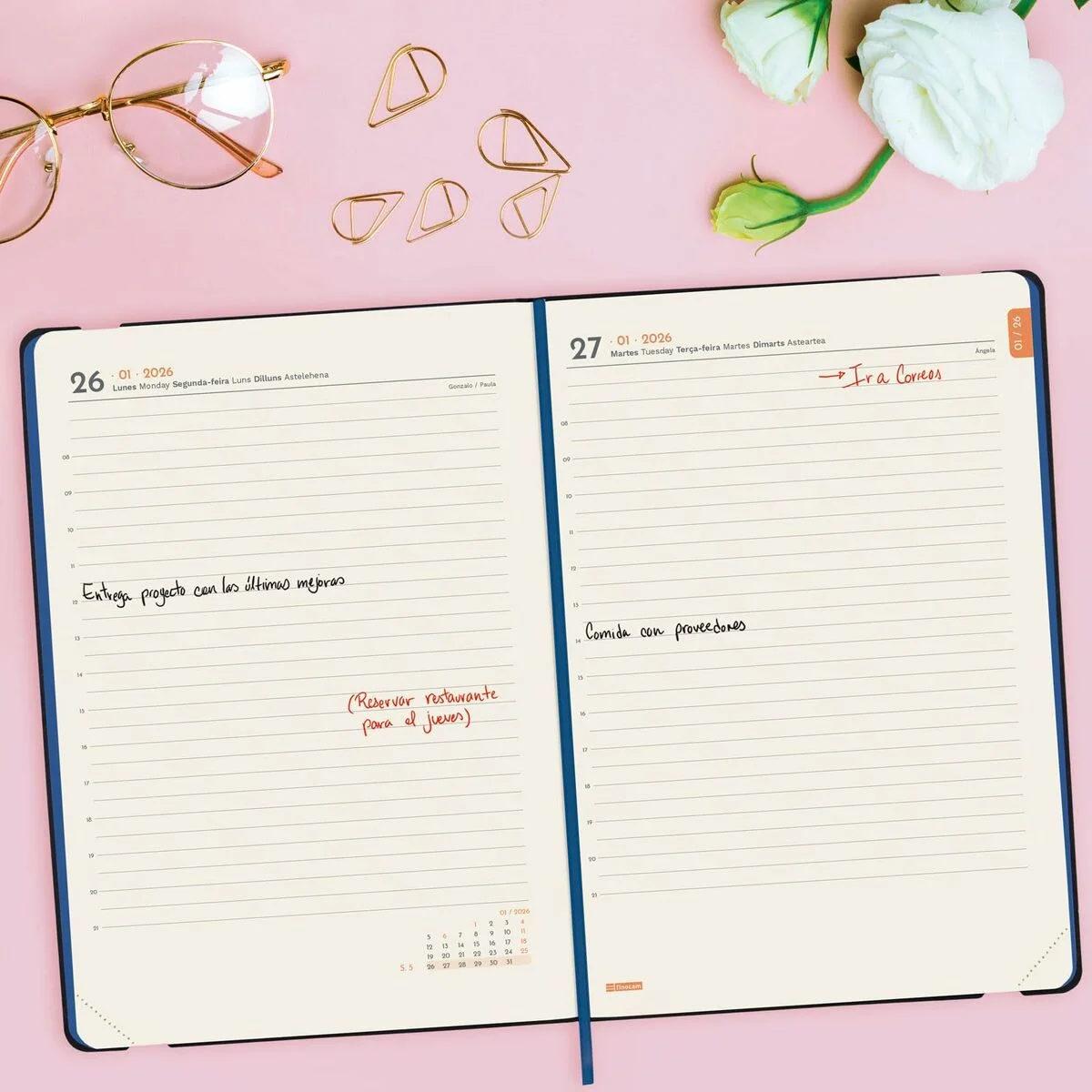 Agenda Finocam FLEXI JOY Fiona A5 14,8 x 21 cm 2026