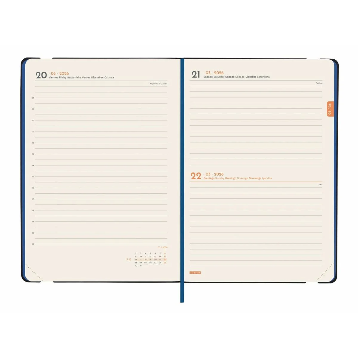 Agenda Finocam FLEXI JOY Fiona A5 14,8 x 21 cm 2026