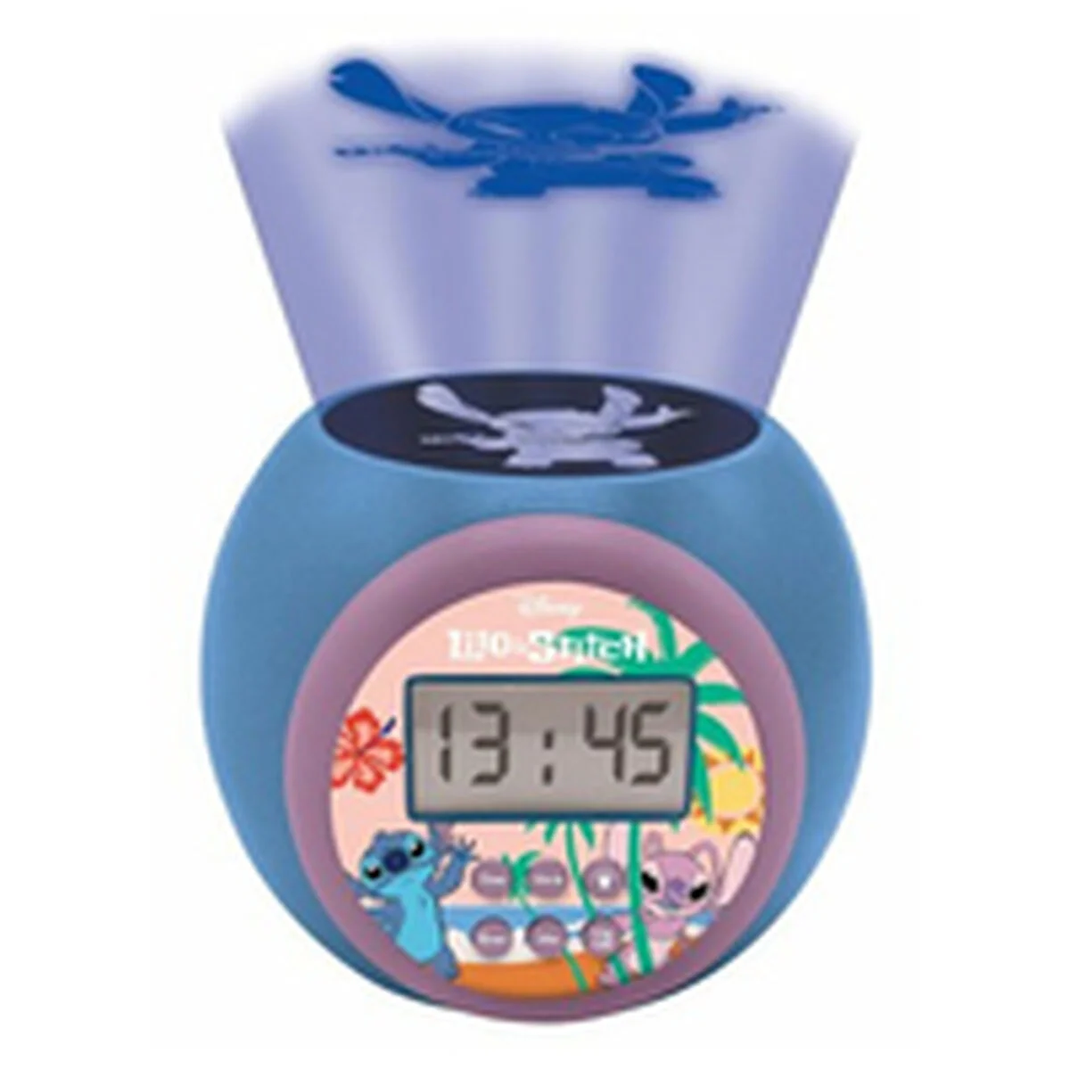 Radio Despertador con Proyector LCD Lexibook Stitch