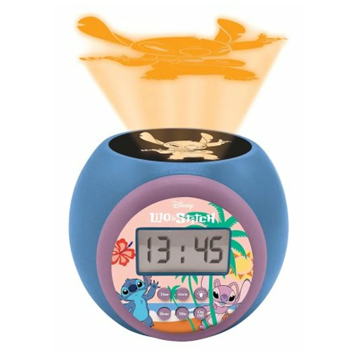 Radio Despertador con Proyector LCD Lexibook Stitch