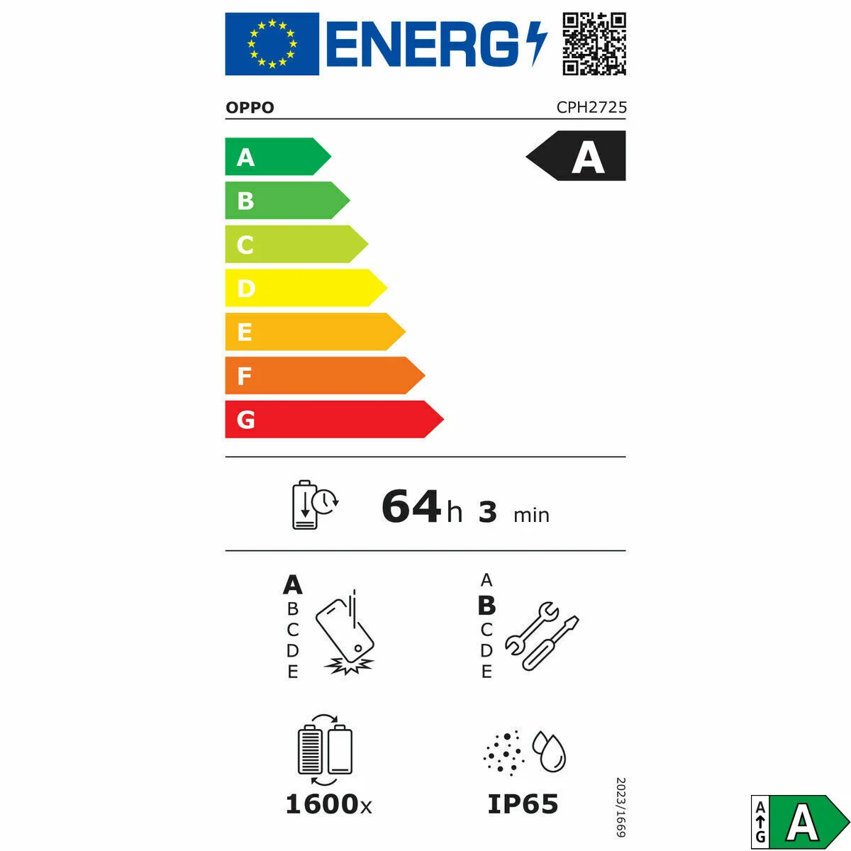 Smartphone Oppo A5X WHITE 6,67" Octa Core 4 GB RAM 128 GB Blanco