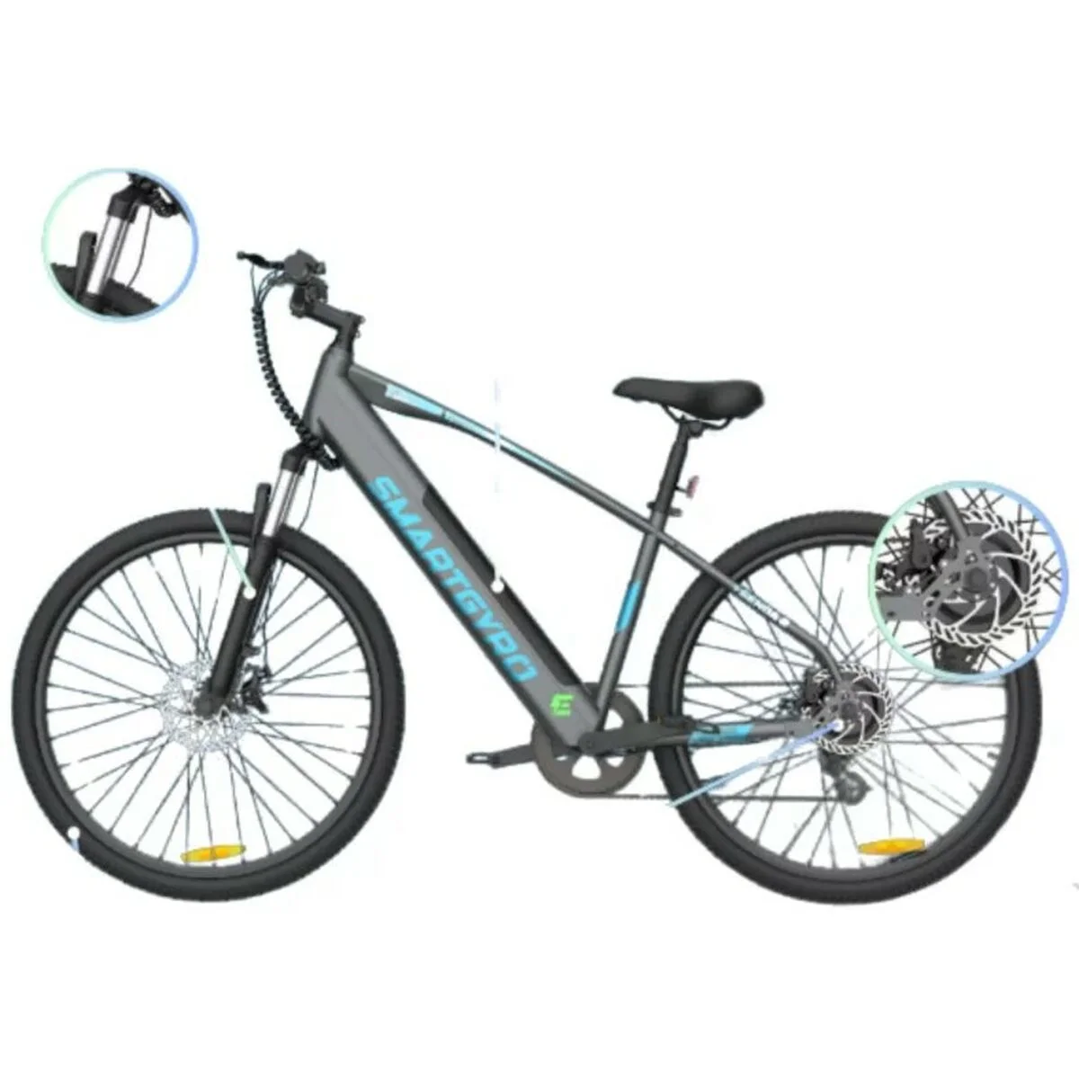 Bicicleta Eléctrica Smartgyro SENDA 2 10000 mAh Negro 350 W 27,5"