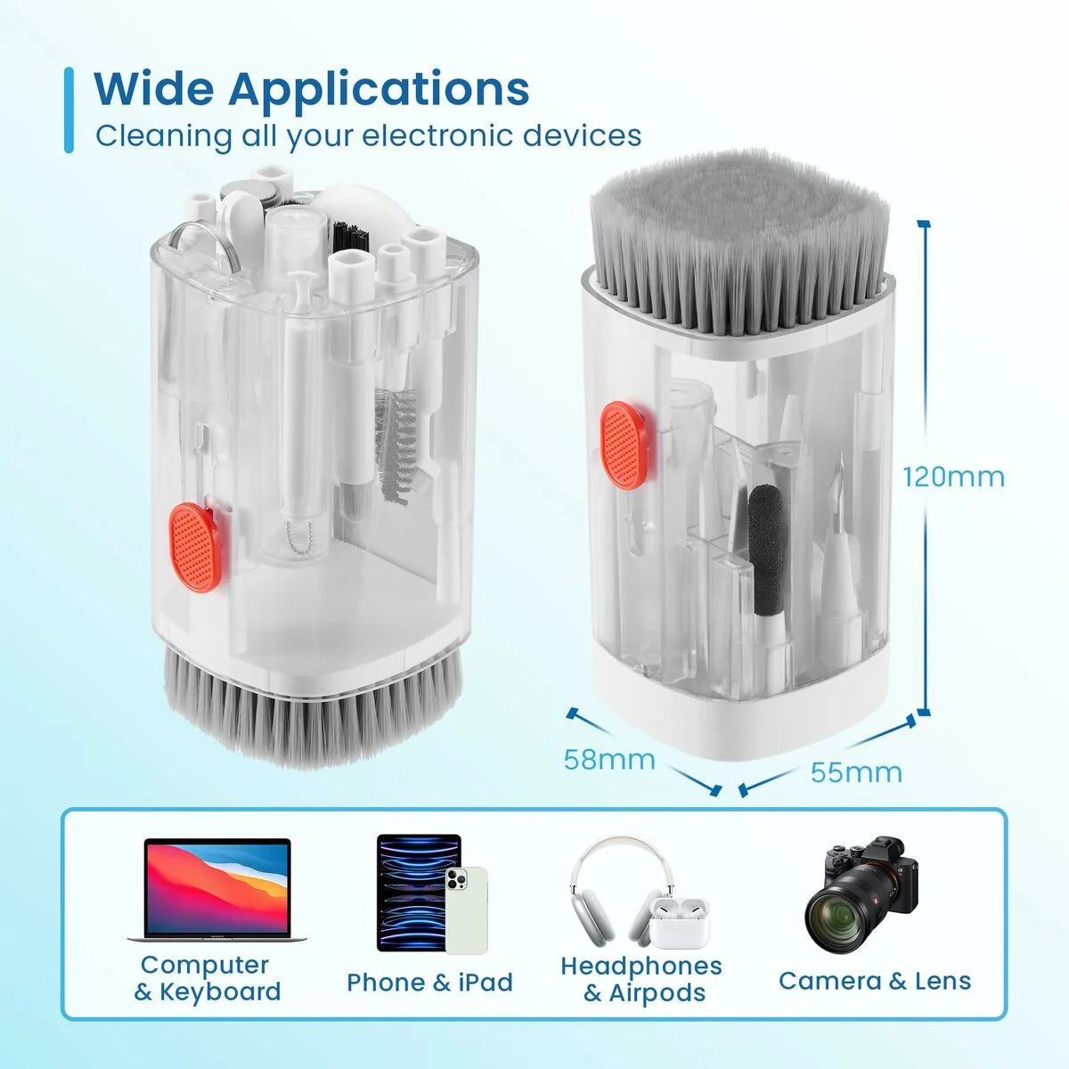 Kit de Limpieza para Pantallas Ewent 21 en 1