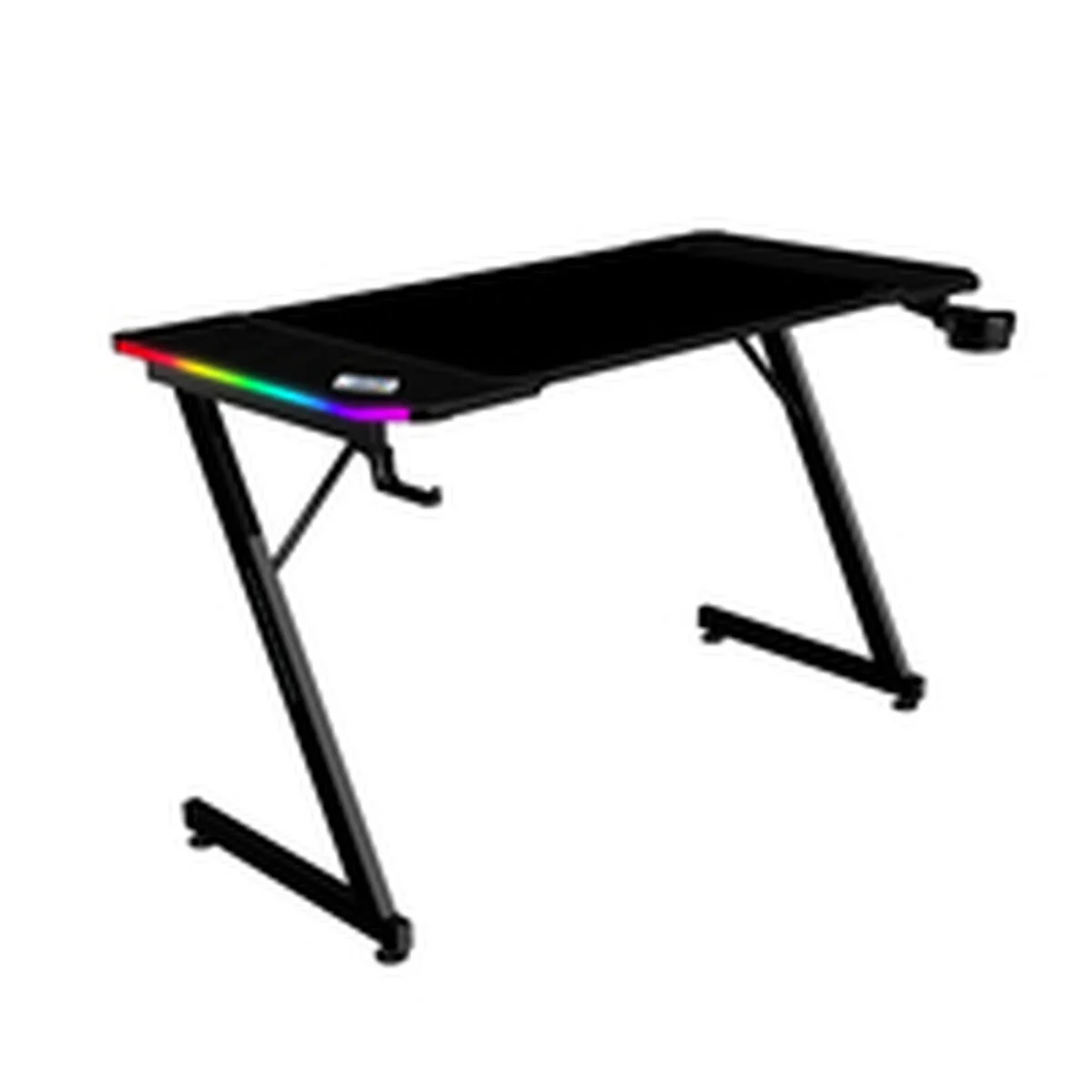 Mesa de Escritorio Gaming Mars Gaming ESCRITORIO ERGO RGB Negro 120 x 60 cm