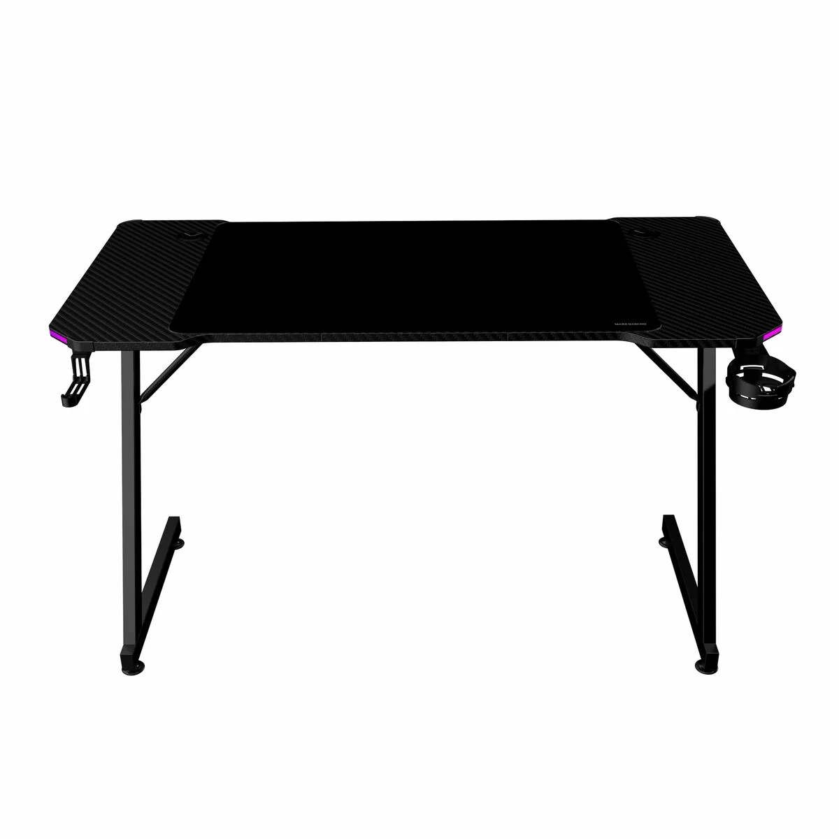 Mesa de Escritorio Gaming Mars Gaming ESCRITORIO ERGO RGB Negro 120 x 60 cm