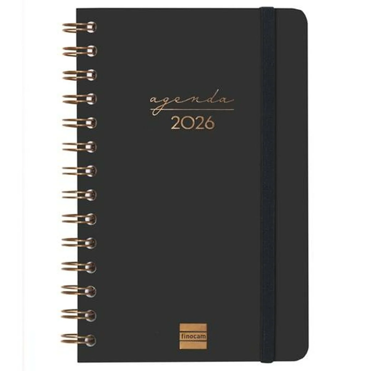Agenda Finocam ALMA Negro 11,7 x 18,1 cm