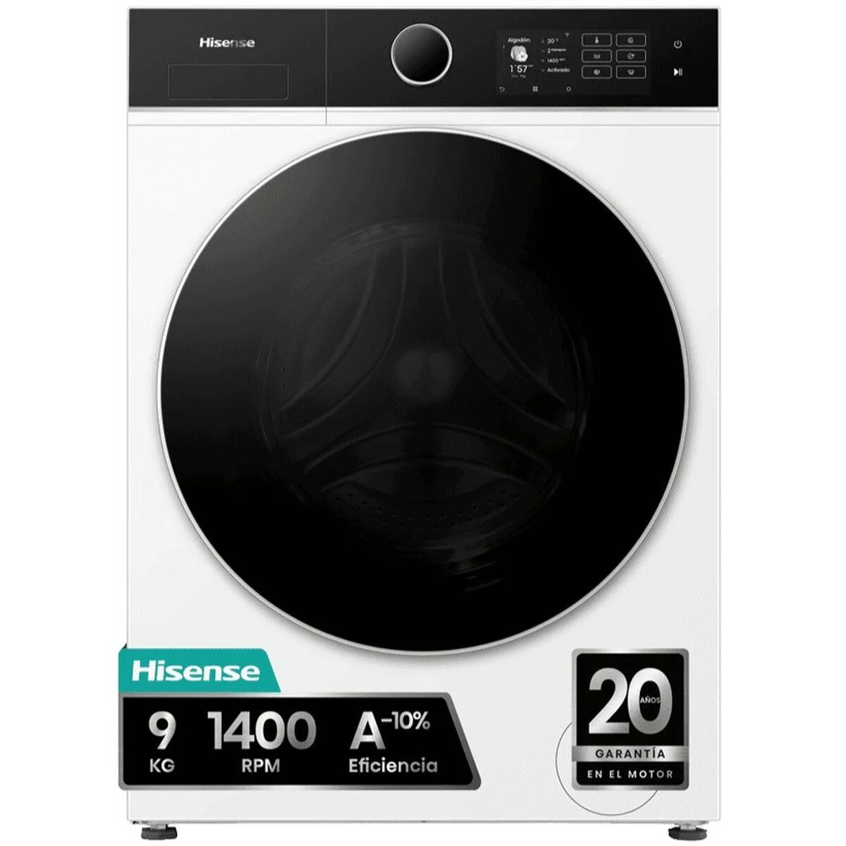 Lavadora Hisense WF5I9043BWFS 9 kg