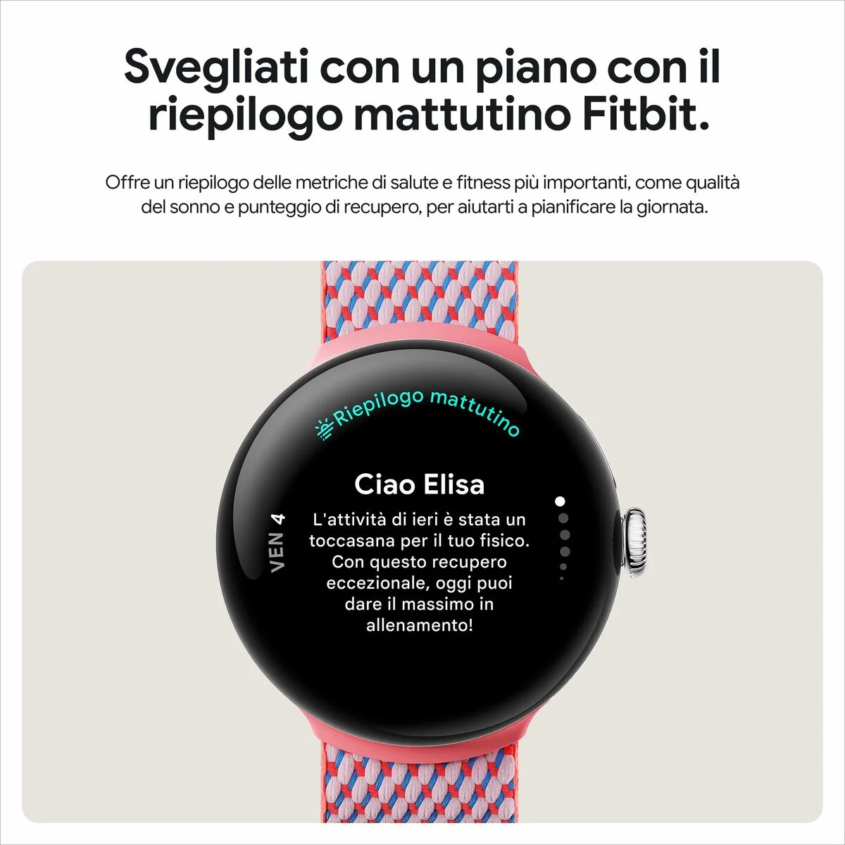 Smartwatch Google GA05785-DE Negro 1,4" 45 mm