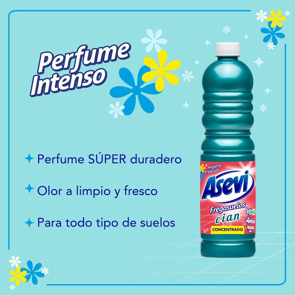 Limpiador de Suelos Asevi 1 L