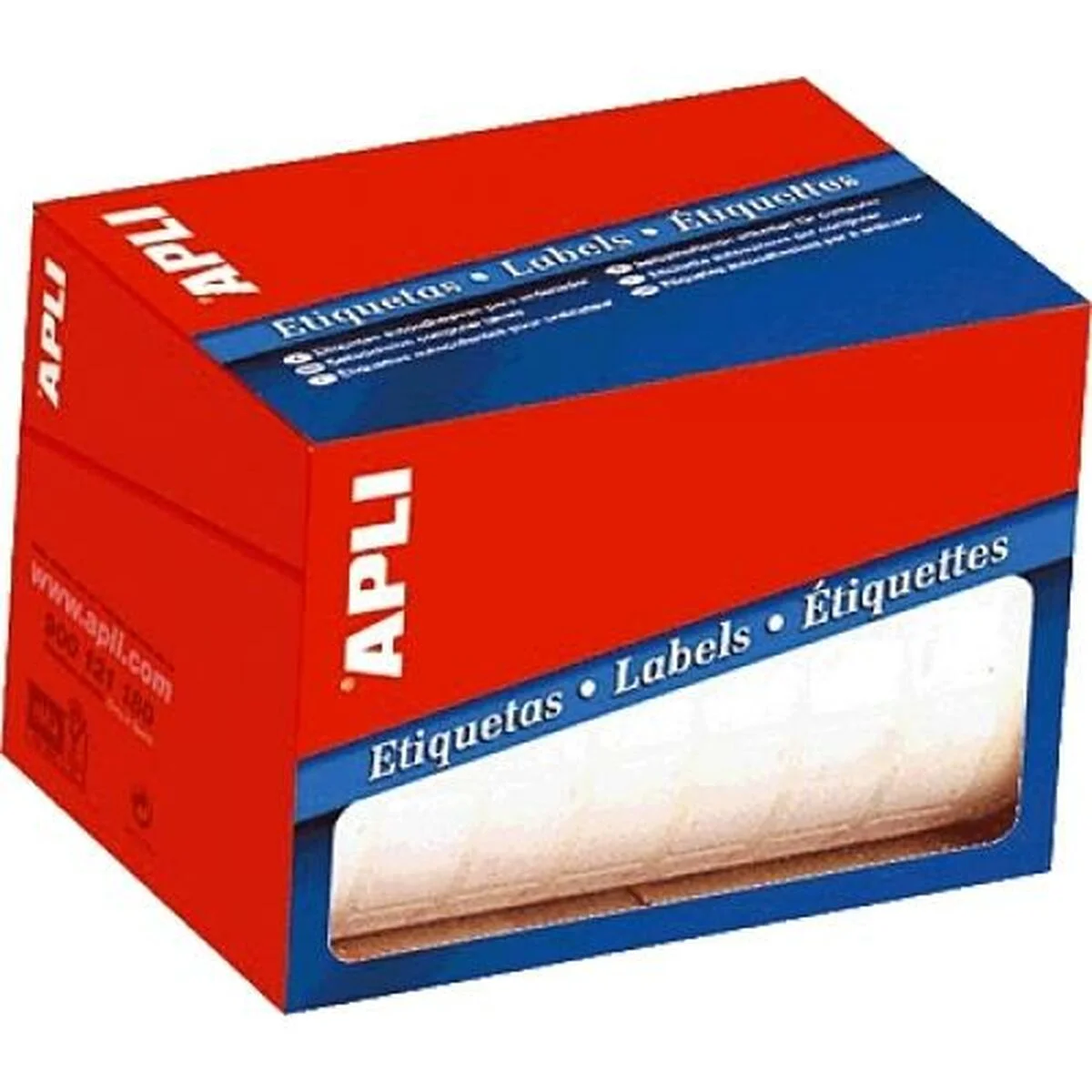 Etiquetas adhesivas Apli Blanco 22 x 32 mm (10 Unidades)