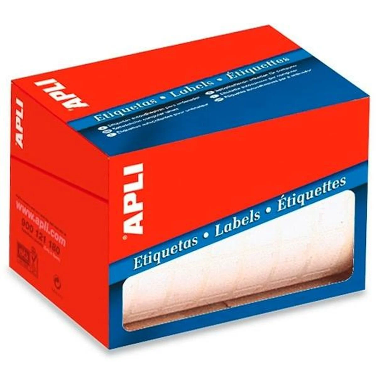 Etiquetas adhesivas Apli Blanco 53 x 100 mm (10 Unidades)