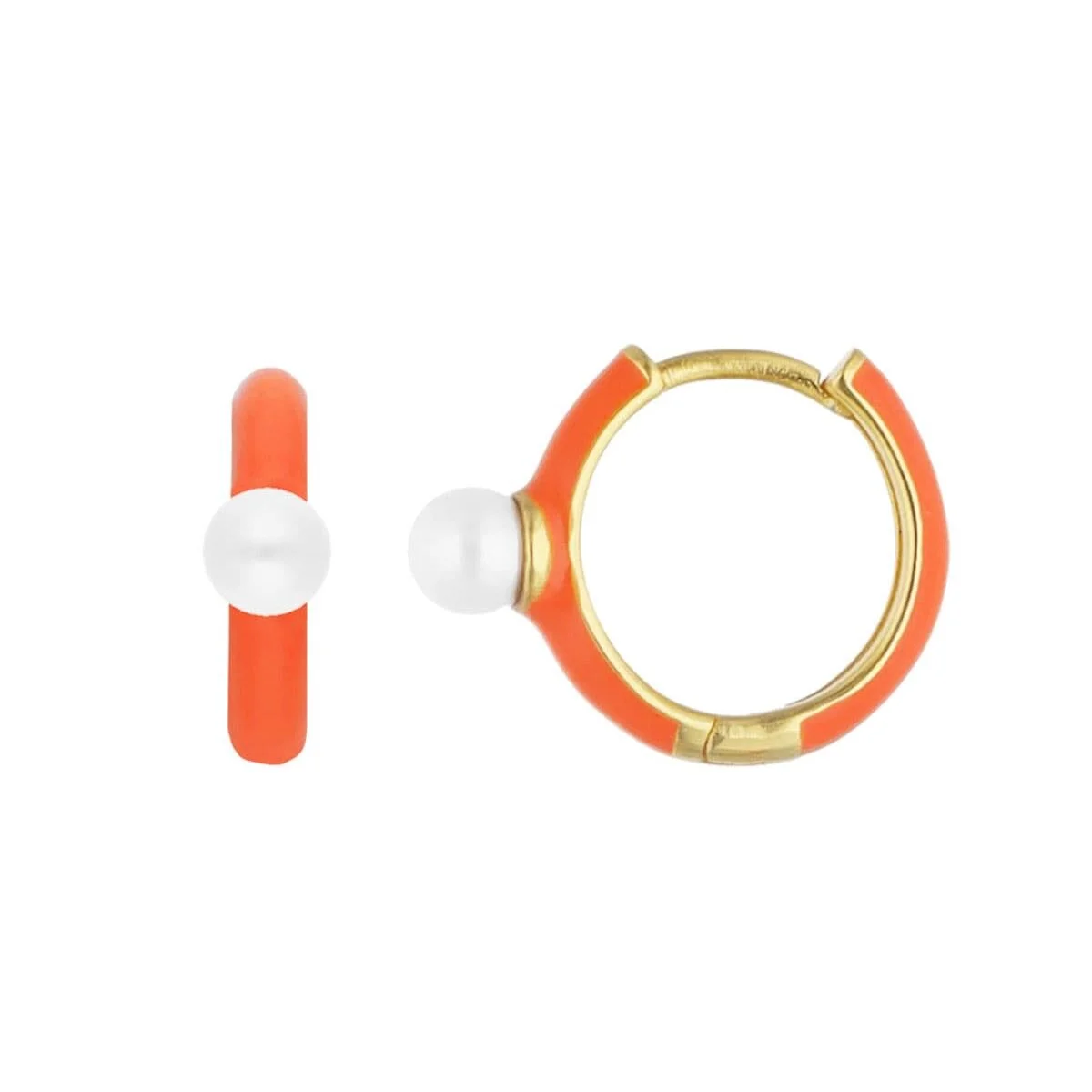 Pendientes Mujer Majorica 17348.01.1.E00.000.1 Naranja