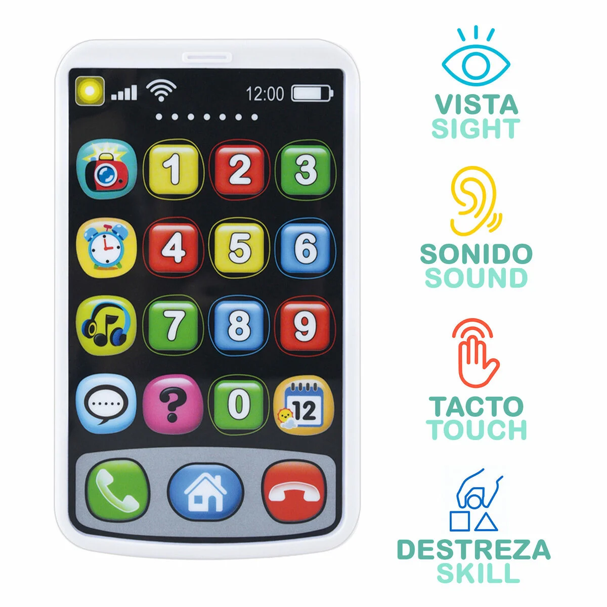 Teléfono de Juguete PlayGo 7 X 11 X 2 CM (6 Unidades)