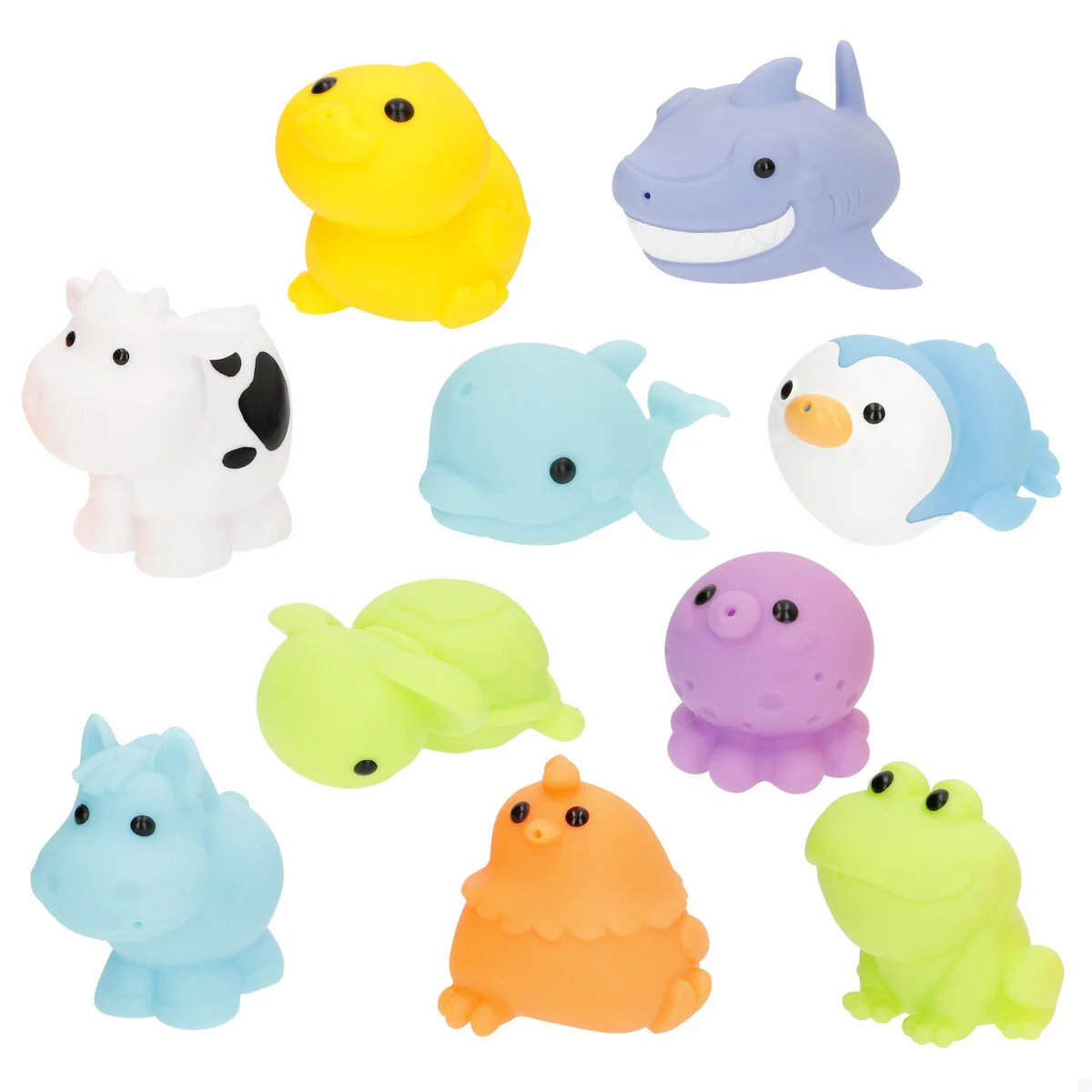 Set Animales para la Bañera Winfun 6 X 4,5 X 8 CM 4 Unidades