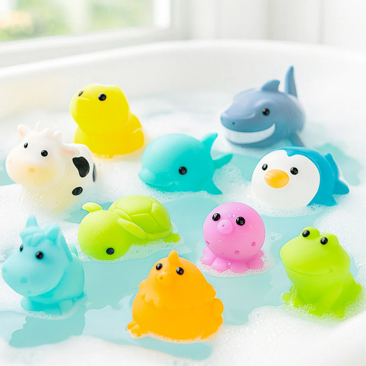 Set Animales para la Bañera Winfun 6 X 4,5 X 8 CM 4 Unidades
