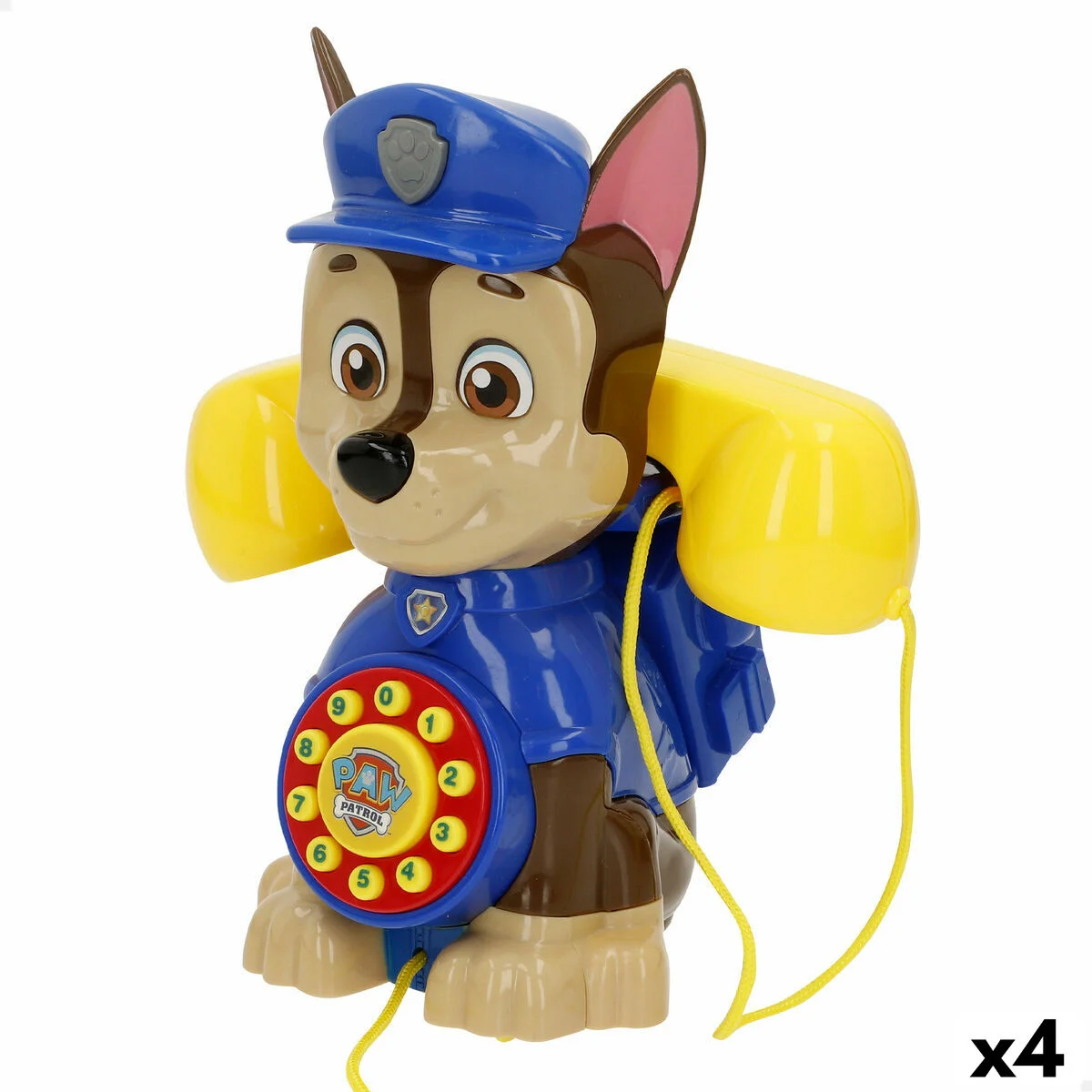 Teléfono de Juguete The Paw Patrol 16 X 18 X 11 CM (4 Unidades)