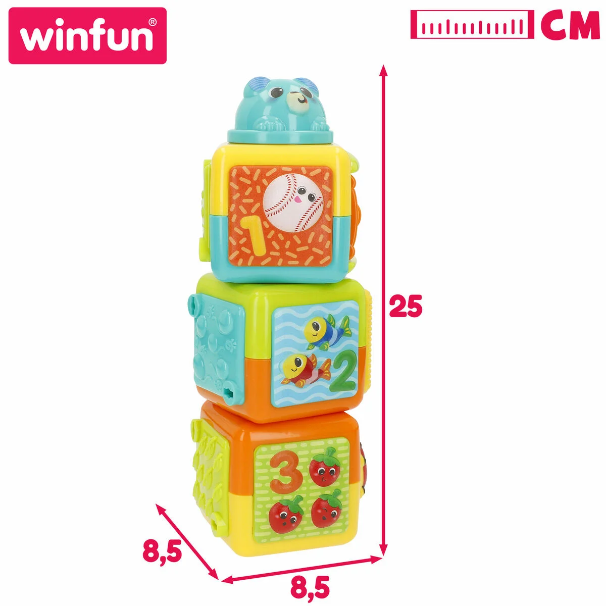 Bloques Apilables Winfun 8,5 X 25 X 8,5 CM (6 Unidades)