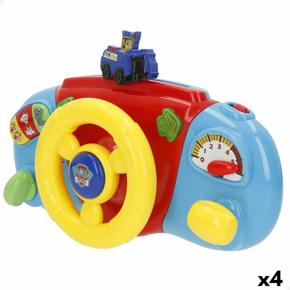 Volante para Carrito de Paseo The Paw Patrol 26 x 16 x 7 cm (4 Unidades)