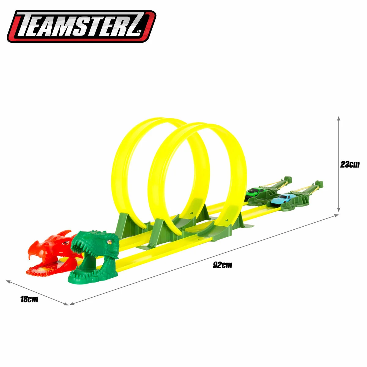 Pista de Carreras Teamsterz (4 Unidades)