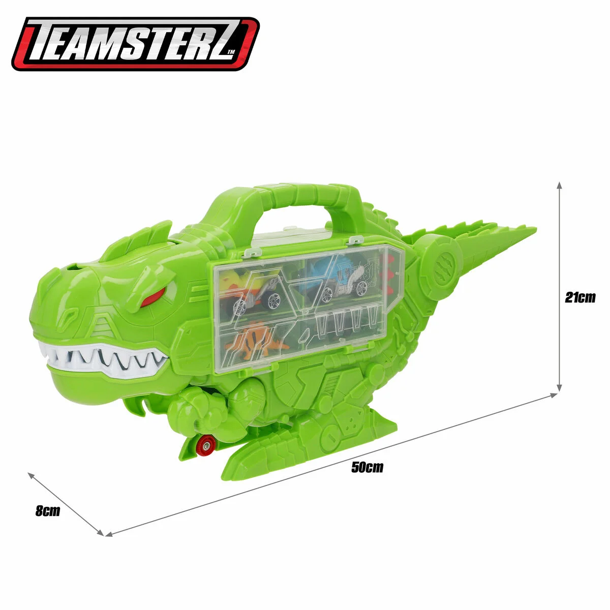 Estuche Teamsterz Dinosaurio (4 Unidades)