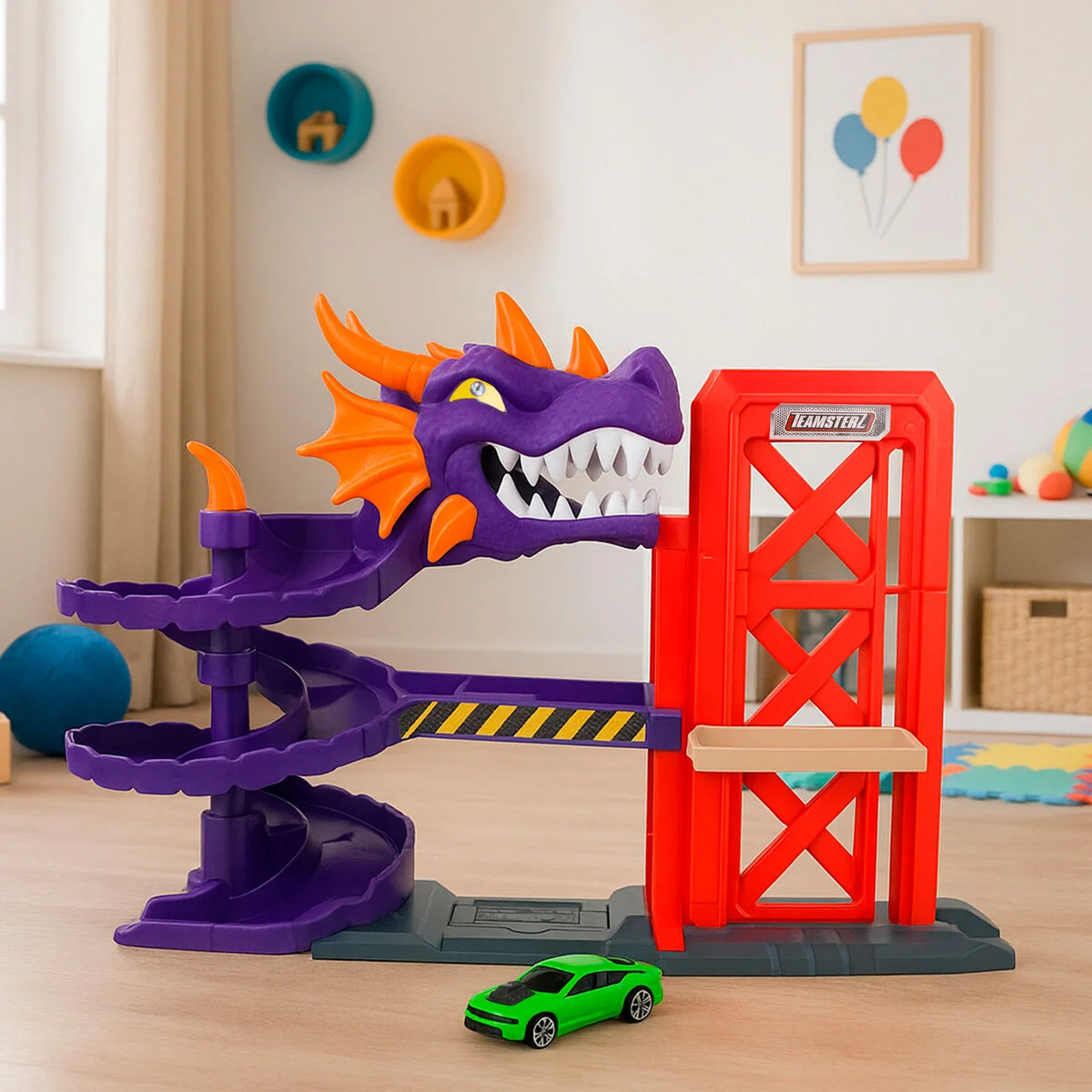 Pista de Carreras Teamsterz (4 Unidades)