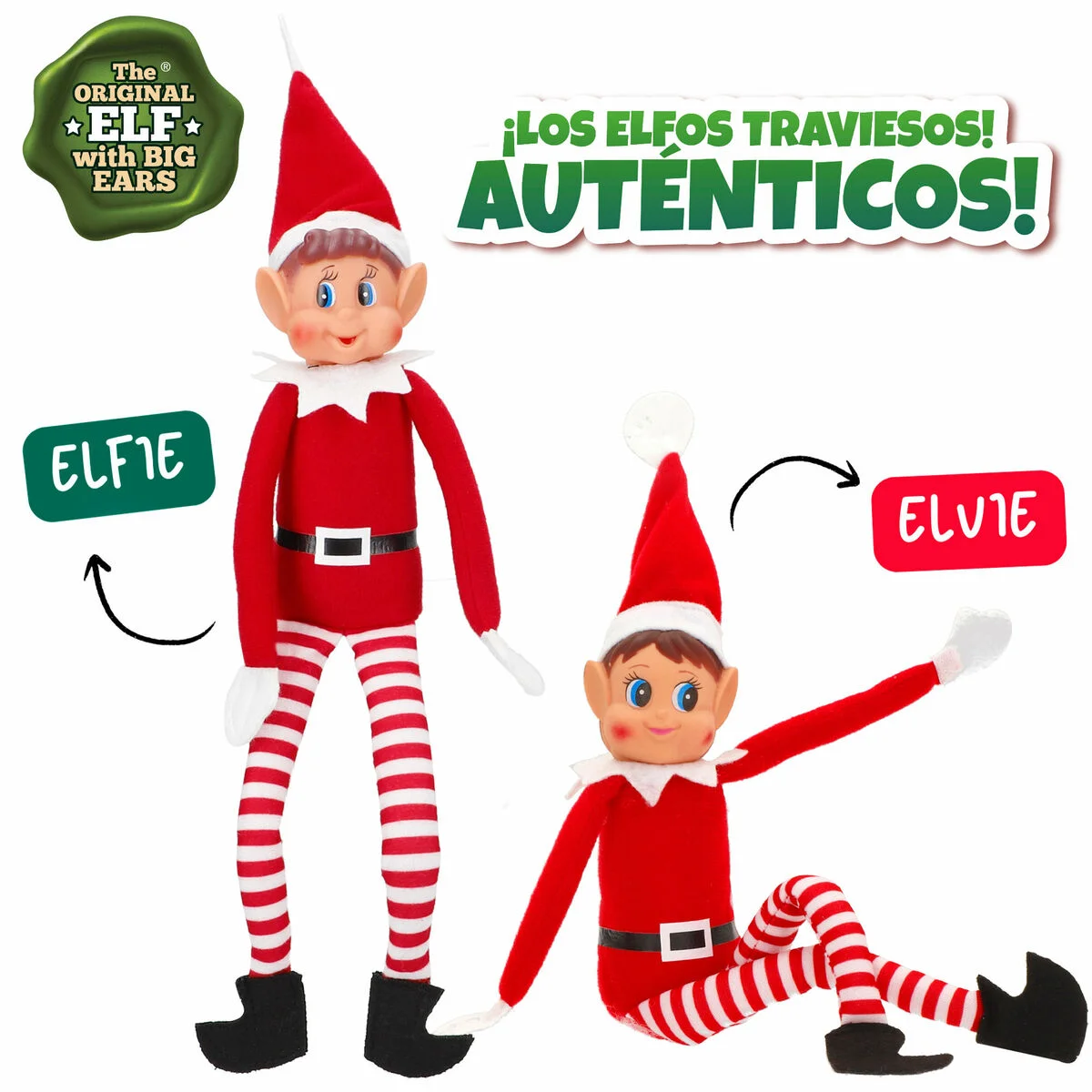 Elfo Travieso Elves Behavin' Badly Elvie and Elfie (6 Unidades)