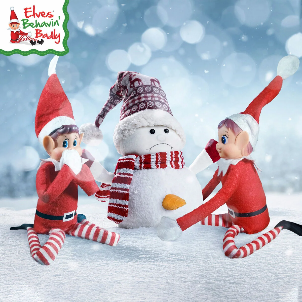 Elfo Travieso Elves Behavin' Badly Elvie and Elfie (6 Unidades)