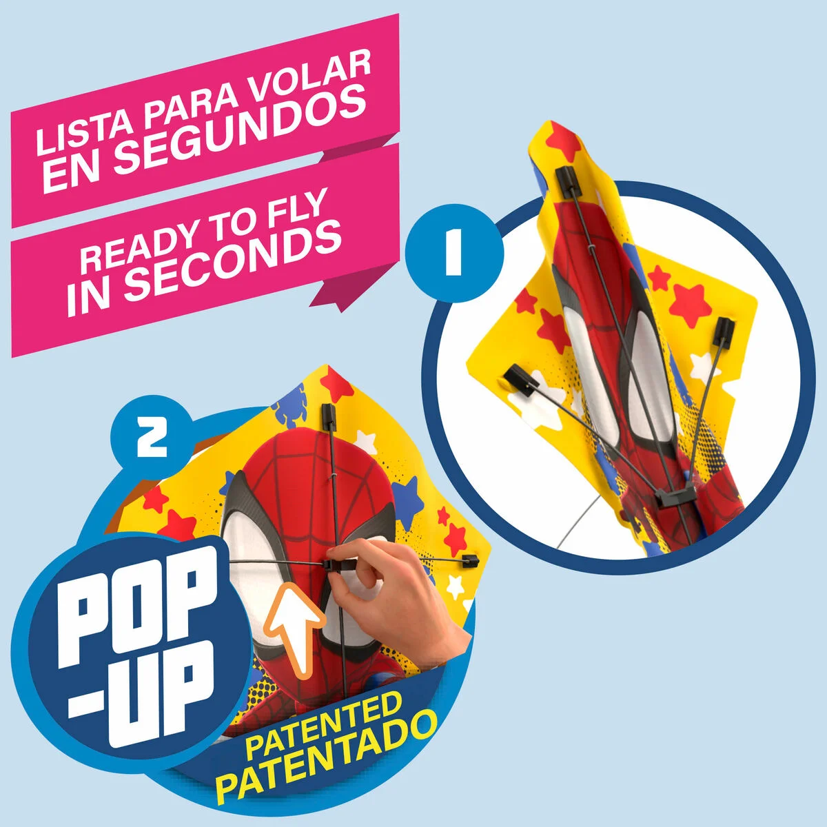 Cometa Spider-Man 55 X 68 X 2 CM (6 Unidades)