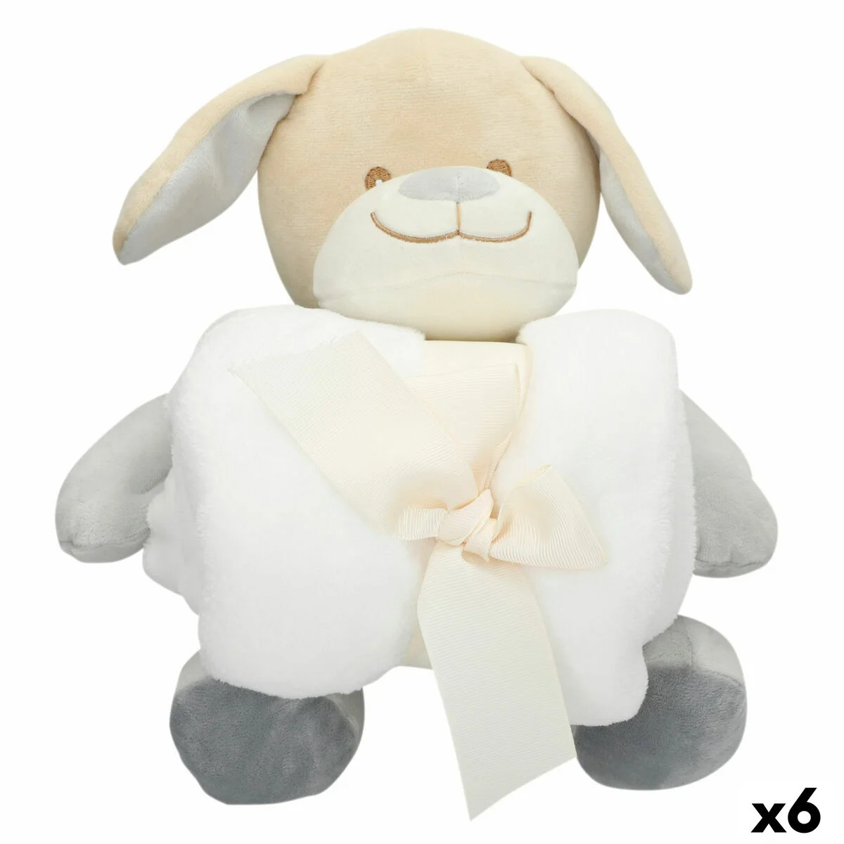 Peluche Colorbaby Poliéster 20 x 25 x 20 cm (6 Unidades)
