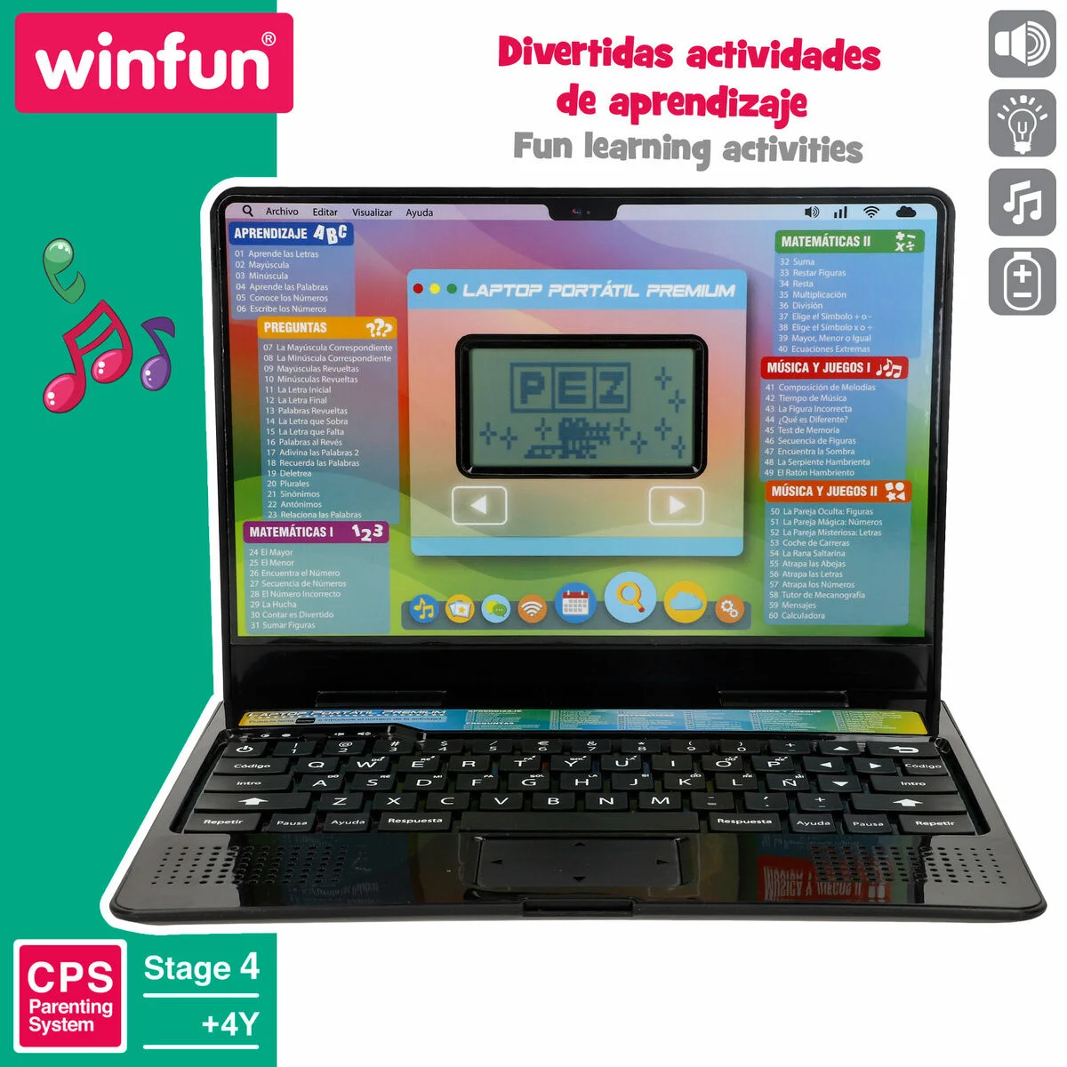 Juguete Interactivo Winfun 26 X 21 X 20 CM (4 Unidades)