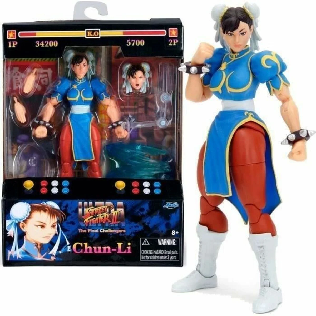 Figura Articulada Smoby Street Fighter Chun-Li