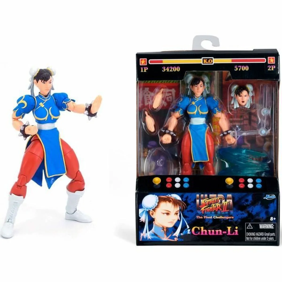 Figura Articulada Smoby Street Fighter Chun-Li