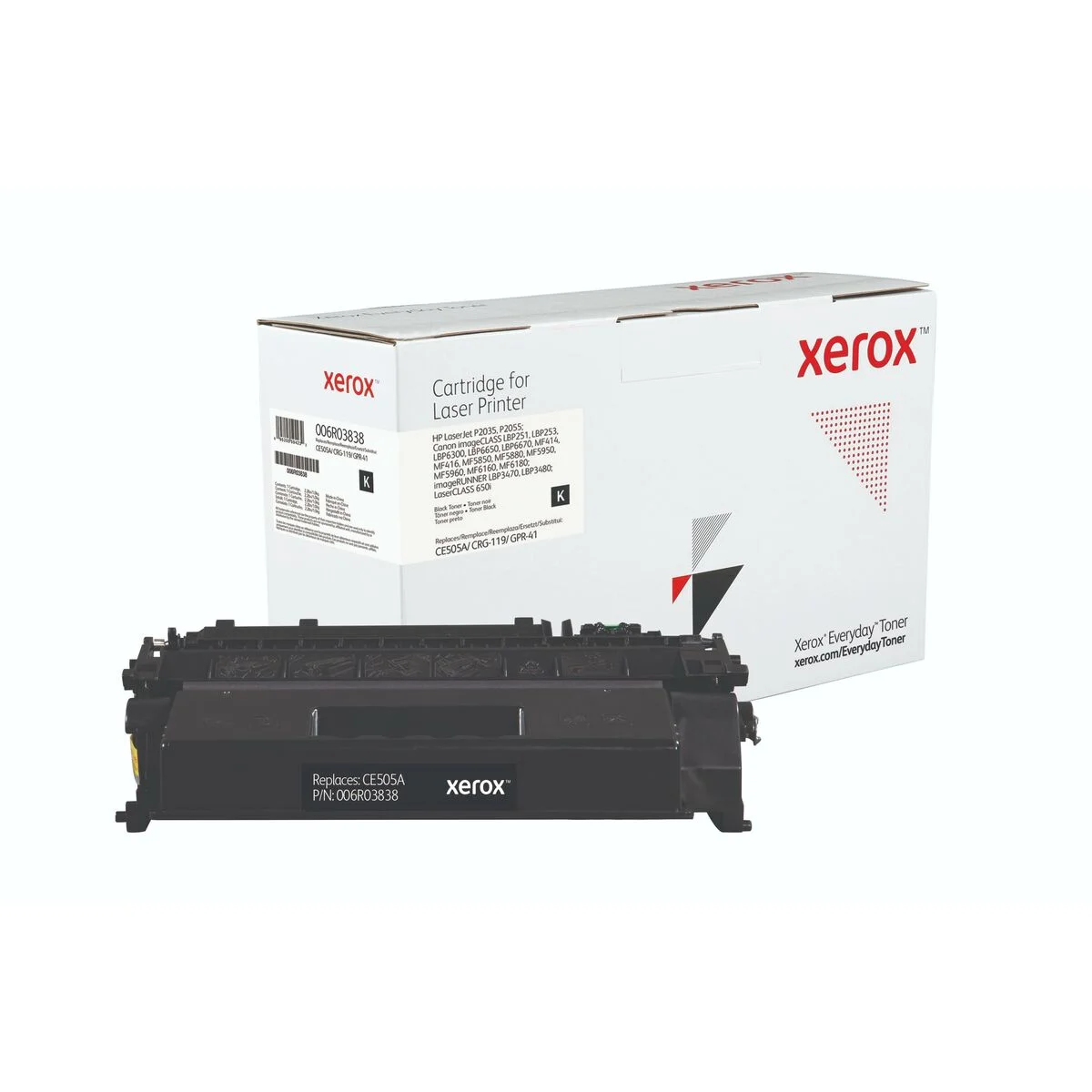 Tóner Xerox CE505A Negro (10 Unidades)