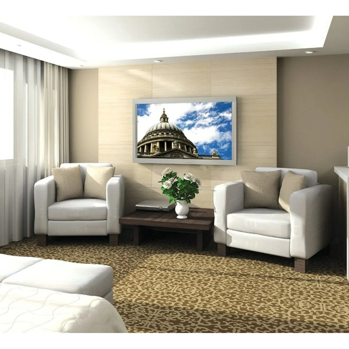 Soporte de Mesa para Pantalla B-Tech BT7532/B 42"