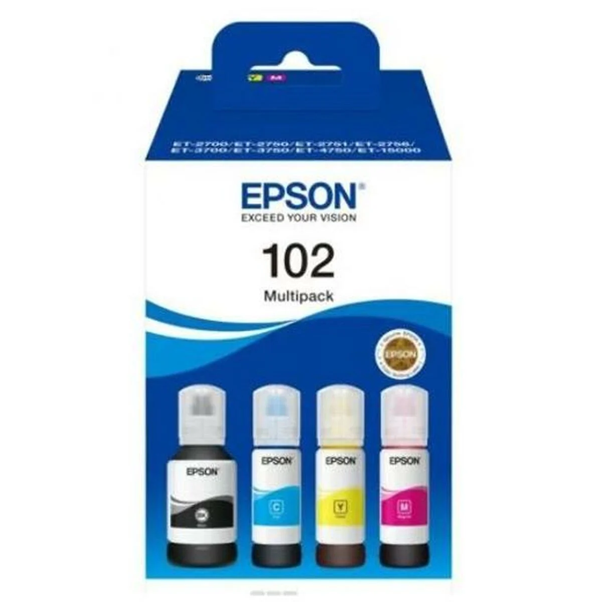 Cartucho de Tinta Original Epson Nº102 Multipack Amarillo (15 Unidades)