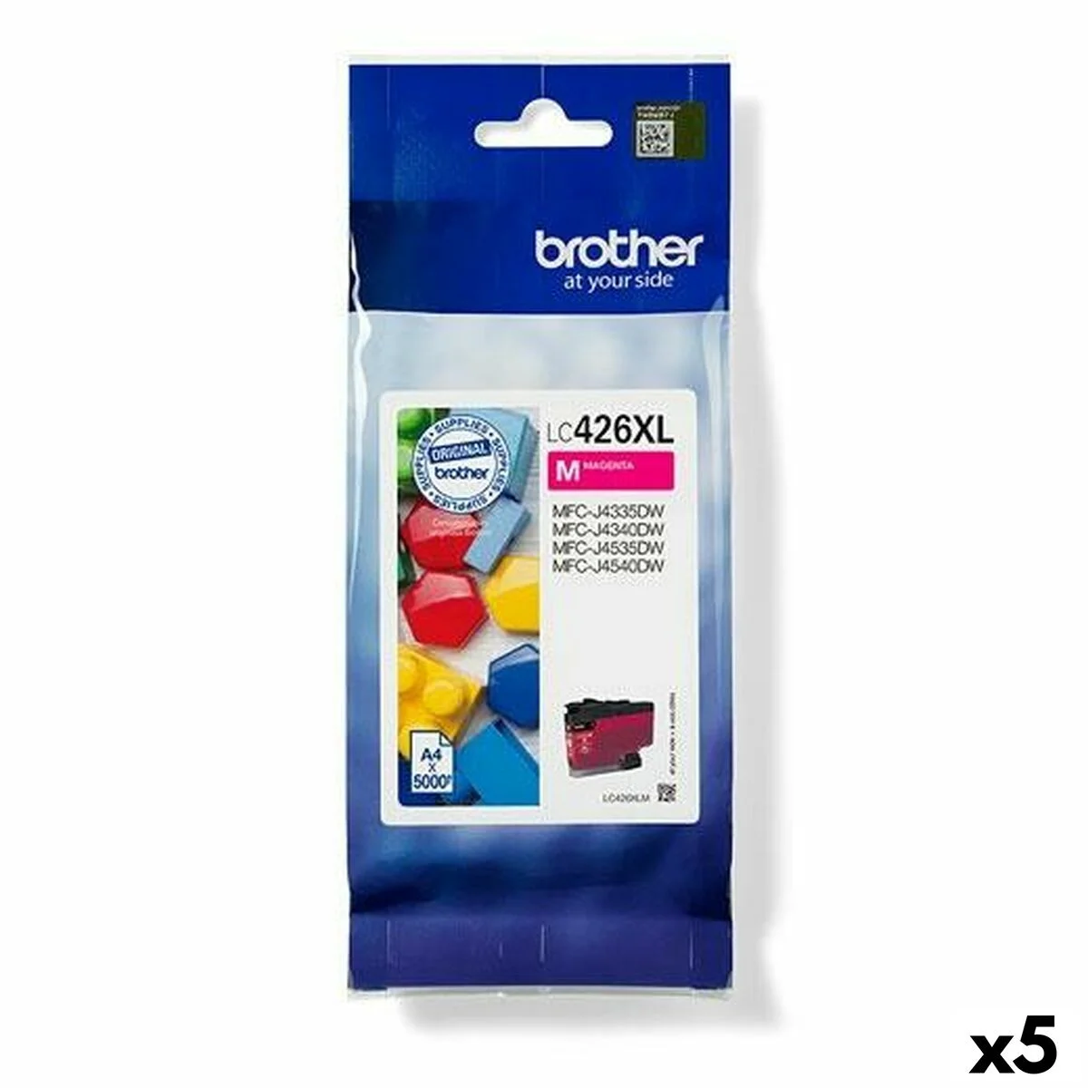 Cartucho de Tinta Original Brother LC426XLM Magenta (5 Unidades)
