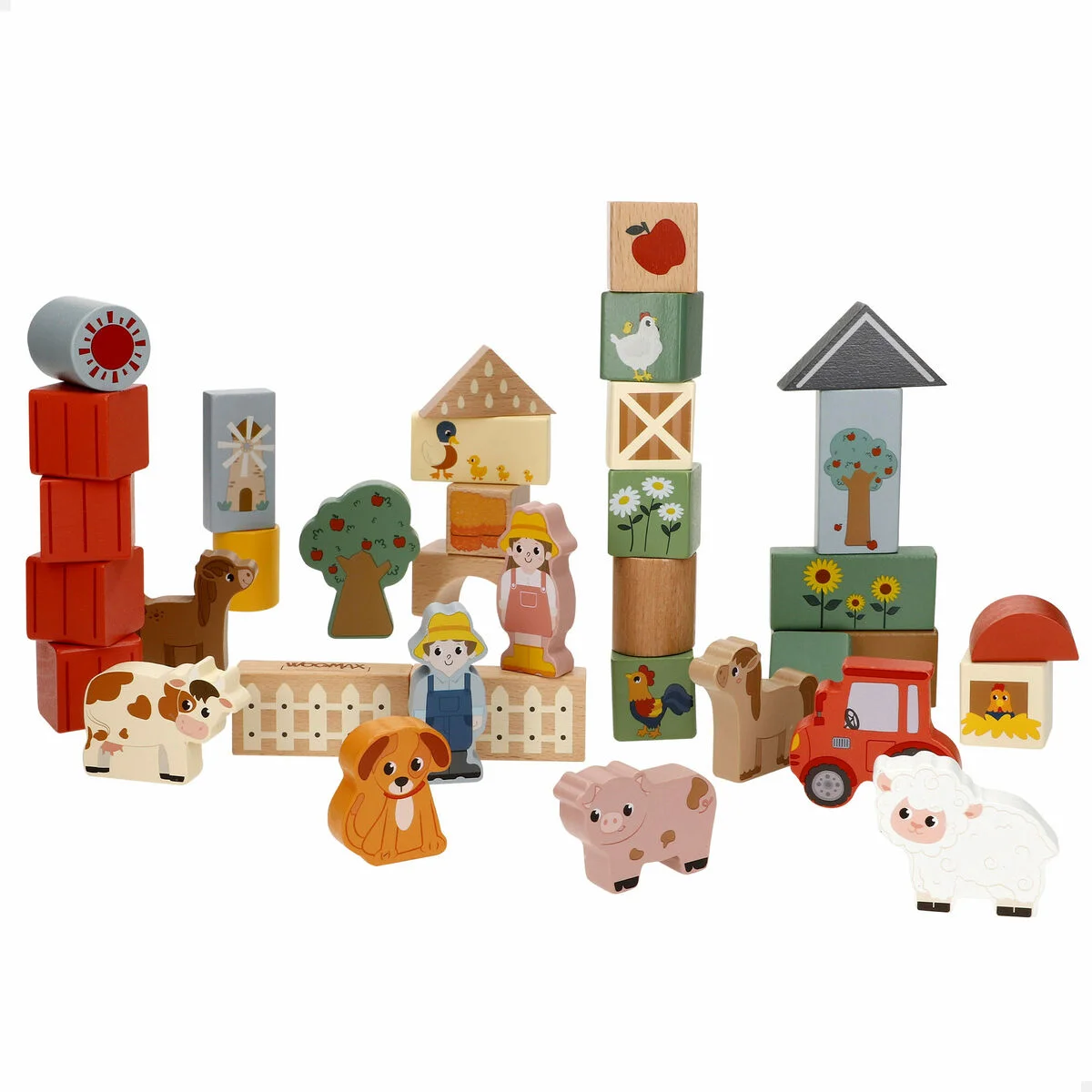 Bloques de Construcción Woomax 36 Piezas