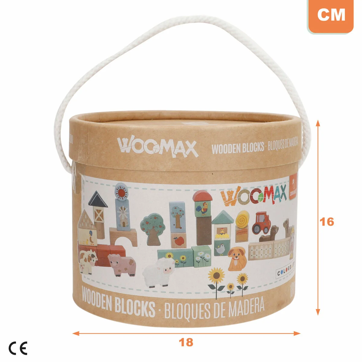 Bloques de Construcción Woomax 36 Piezas