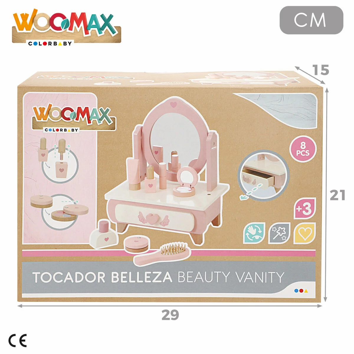 Tocador de juguete Woomax (2 Unidades)